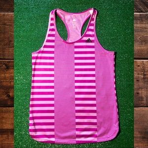 Adidas vintage tank in fusia and pink
